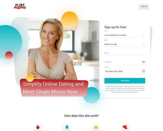 Flirtmoms.com Logo