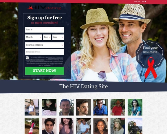 HIV.dating Logo